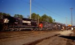 NS 1612 trails an SP unit on a northbound train